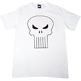  : Punisher Logo Invisa Skull Mens T-Shirt