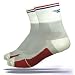 DeFeet Cyclismo White Cyclin/Running Socks - CYCRWB