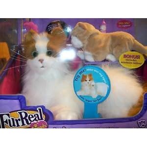 FurReal Friends Lulu My Cuddlin Kitty Cat w/ BONUS Newborn Kitten