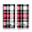 Red Plaid Design Protector Skin Decal Sticker for Microsoft Zune HD