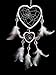 Heart-shaped Dream Catcher with Feathers Car or Wall Hanging -2hwh (With a Betterdecor Gift Bag)