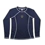 Antigua Notre Dame Women's Mercury Desert Dry Long Sleeve Shirt (X-Large, Navy/White)