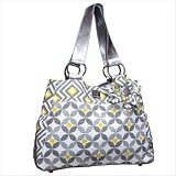 Bella Tunno Beautifully Basic Diaper Bag, Gray/Yellow