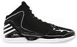 Adidas G66101 adizero Rose 773 Men's Basketball Shoes (Black/White/Black)