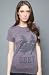 Obey The Lure of the Land Organic Tee in Shark,T-shirts for Women