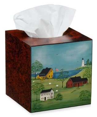 Village Green Tissue Box, Boutique