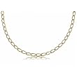 Yellow Gold Pave Open Link Chain