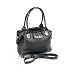 Sac à main en cuir femme, Black Croc, Anthoni Crown