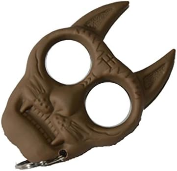 HHL Mini Tiger Keyrings Emergency Survival Tool fits perfectly in the palm of your hand (Brown)