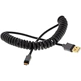 Mediabridge USB 2.0 - Micro-USB to USB Coiled Cable (1-3 Feet) - High-Speed A Male to Micro B with Gold-Plated Connectors - (Part# 30-004-02C )