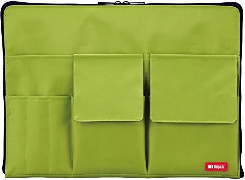 Stationery Organize Lihit Bag in Bag - A4 size - Yellow Green (Harajuku Culture Pack)