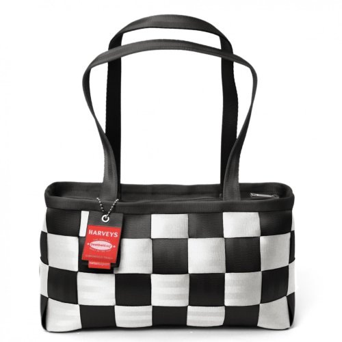 HARVEYS 4205 Large Satchel,Black and White,one size