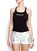 Mango Women's Logo Racerback T-shirt, S, Black