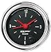 Traditional Chrome Clock 2 1/16 in. Quartz Movement w/Second Hand
