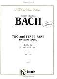 Johann Sebastian Bach: 2 And 3 Part Inventions For Piano (0769234593) by Bischoff, Hans