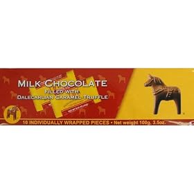 Caramel Dalecarlia Swedish Chocolate Horses by Dalecarlia