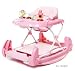Baby Rocker/Walker with Activity Tray in Pink