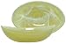Colorful Recycled Art Glass Large Saffron Yellow Boat Bowl 13 1/4" x 8 3/4" x 3 1/4"