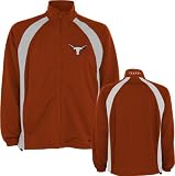 NCAA Texas Longhorns Rival Full Zip Jacket, Texas Orange, Large