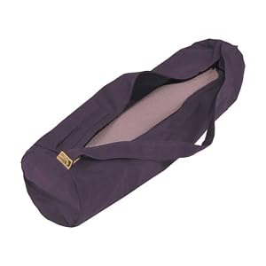 Bean Products Yoga Mat Bag Extra Large Easy Open Zipper 100% Cotton Made In USA