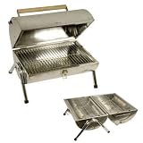 Lawn & Patio - Grants Stainless Steel Barrel Portable Charcoal BBQ Barbecue