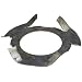 Finger Washer, High Carbon Steel, 6 Fingers, Inch, 0.453" ID, 0.846" OD, 0.8661" Bearing OD, 0.008" Thick, 9lbs Load, (Pack of 10)