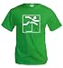 T-Shirt Hürdenlauf-Piktogramm