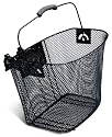 Biria Basket with Bracket Black , Front Quick Release Basket, Removable, Wire Mesh Bicycle basket "Express Klick", Black