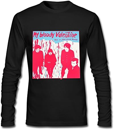 Manrv Men's My Bloody Valentine Band Long Sleeve T-shirt M