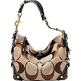 41utBUJI7YL._SL160_ - Coach Signature Carly Medium 10619 Khaki / Black - coach-handbags-savings