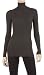 LONG-SLEEVE RIBBED TURTLENECK SWEATER HEATHER CHARCOAL, S