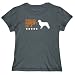 T-Shirt Womens Dark Silver " PROUD PARENT OF A Newfoundland EMBROIDERY " Dogs