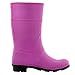 Kamik Girls Raindrops Rain Boot Viola, 4 M US Big Kid