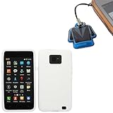 GTMax White Soft Silicone Case Cover with Gift LCD Screen Cleaner for AT&T, ....