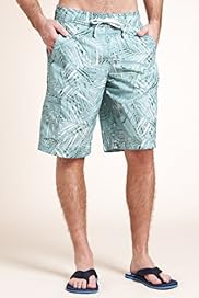 North Coast Leaf Print Swim Shorts