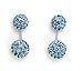 Aquamarine Earrings Fine Earrings with 2.0k Brazilian Aquamarine on 18k White Gold Damiani Style Design Earrings Made in Italy