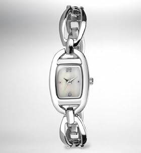 Curved Loop Analogue Bangle Watch