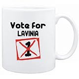 Mug White  Vote for Lavinia  Female Names