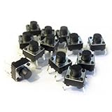 microtivity IM206 6x6x6mm Tact Switch (Pack of 12)