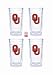 Oklahoma Sooners Tervis Tumblers 16 oz - set of 4