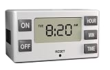 Stanley 38424 TimerMax Digislim Daily Digital Indoor Lamp Timer, White