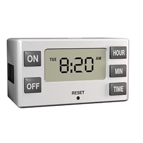 Stanley 38424 TimerMax Digislim Daily Digital Indoor Lamp Timer, White