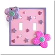 Hugs and Kisses Double Switchplate Cover