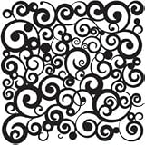 The Crafter's Workshop 12x12 Template: Cosmic Swirl
