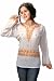 White long sleeves Kurti/Tunic with orange embroidery