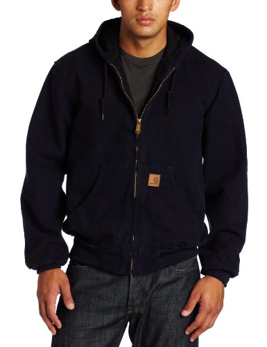 Big CarharttÂ® Quilted Thermal Lined Sandstone Active Jacket, MIDNIGHT, 4XL