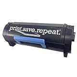 Print.Save.Repeat. Dell M11XH High Yield Remanufactured Toner Cartridge for B2360, B3460, B3465 [8,500 Pages]