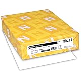 Neenah Exact Vellum Bristol, 67 lb, 8.5 x 11 Inches, 250 Sheets, White, 94 Brightness
