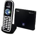 Siemens Gigaset C475 IP schnurloses VoIP-Telefon mit integriertem Anrufbeantworter pianoschwarz