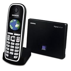Siemens Gigaset C475 IP schnurloses VoIP-Telefon mit integriertem Anrufbeantworter pianoschwarz